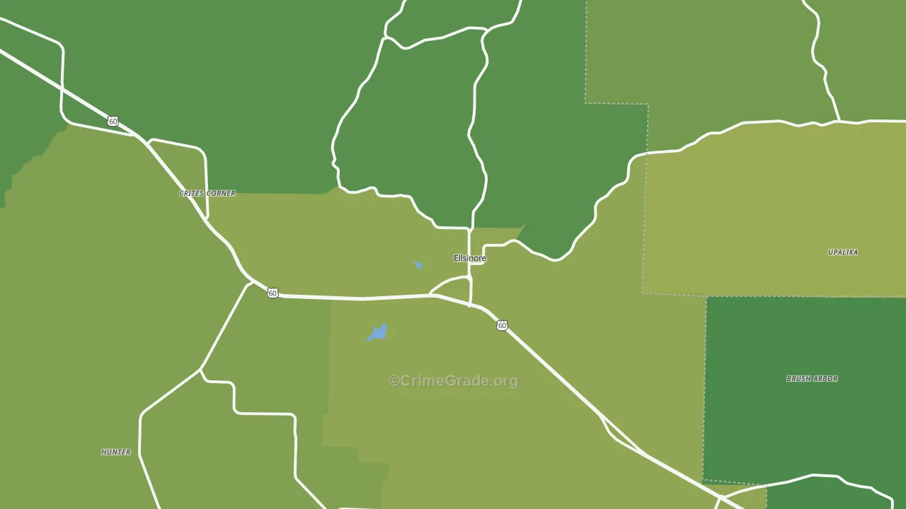 63937, MO Map of Vehicle Theft Rates