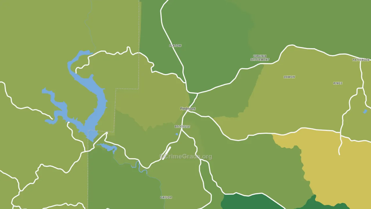 63957, MO Map of Vehicle Theft Rates
