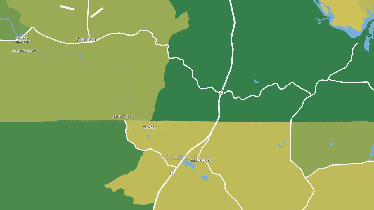 63967, MO Map of Vehicle Theft Rates