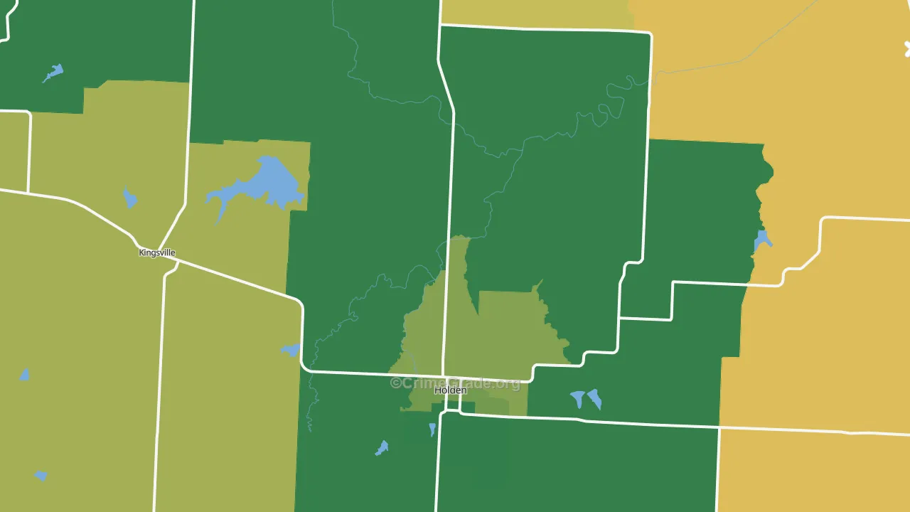 64040, MO Map of Vehicle Theft Rates