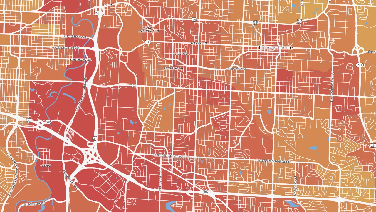 64052, MO Map of Vehicle Theft Rates
