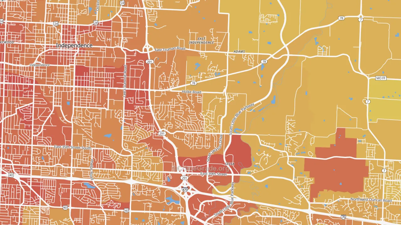 64057, MO Map of Vehicle Theft Rates