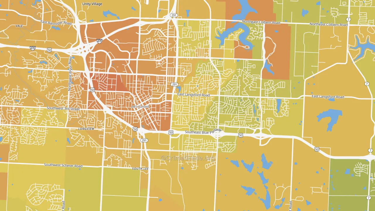 64063, MO Map of Vehicle Theft Rates