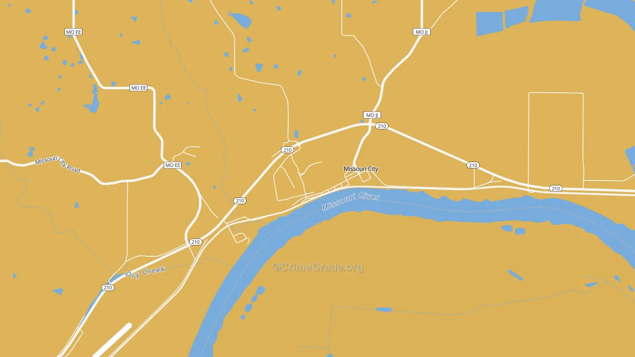64072, MO Map of Vehicle Theft Rates