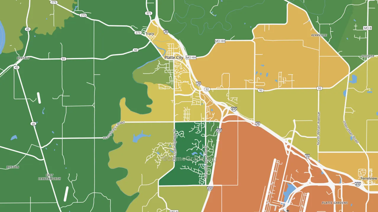 64079, MO Map of Vehicle Theft Rates