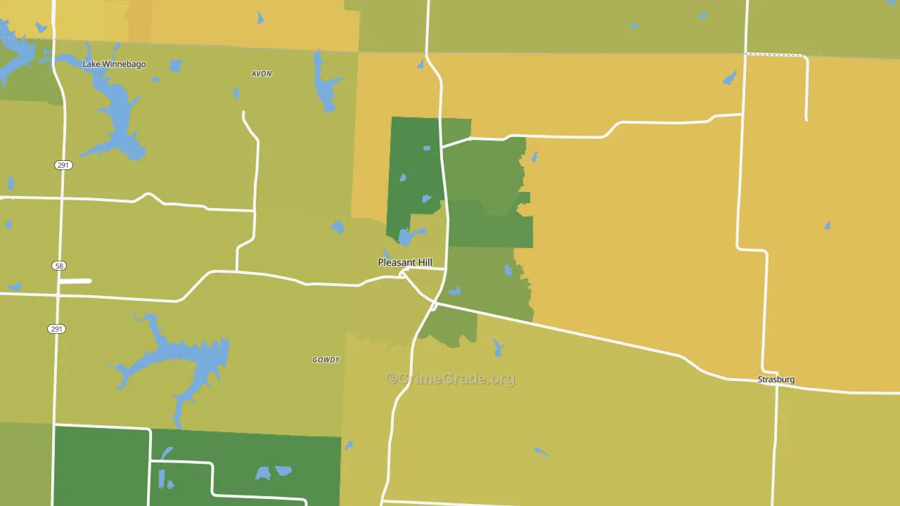 64080, MO Map of Vehicle Theft Rates