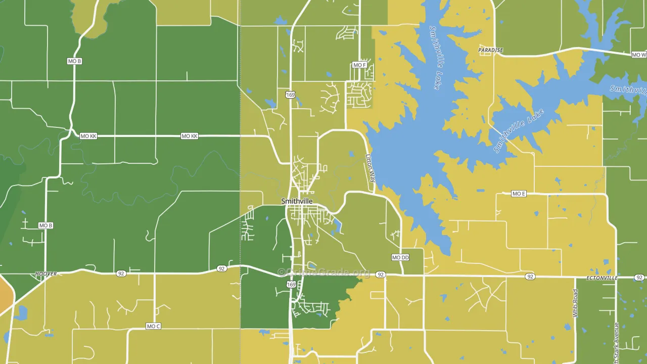64089, MO Map of Vehicle Theft Rates