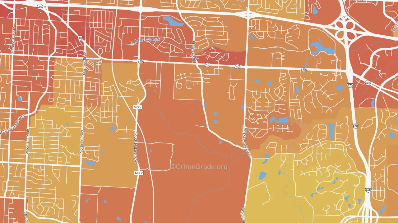 64136, MO Map of Vehicle Theft Rates