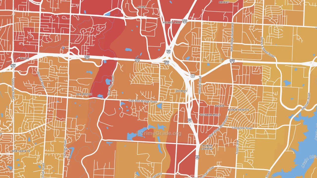 64137, MO Map of Vehicle Theft Rates