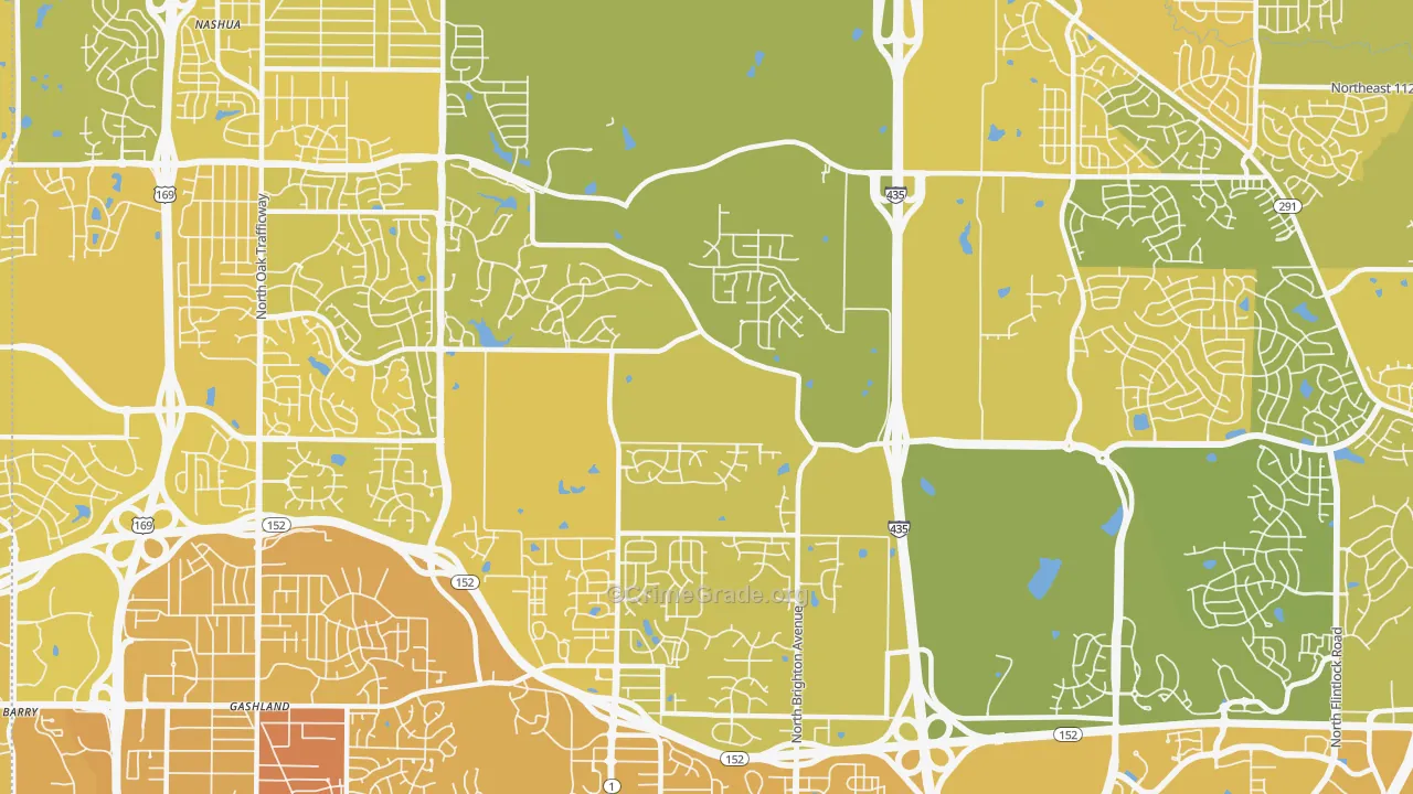 64156, MO Map of Vehicle Theft Rates