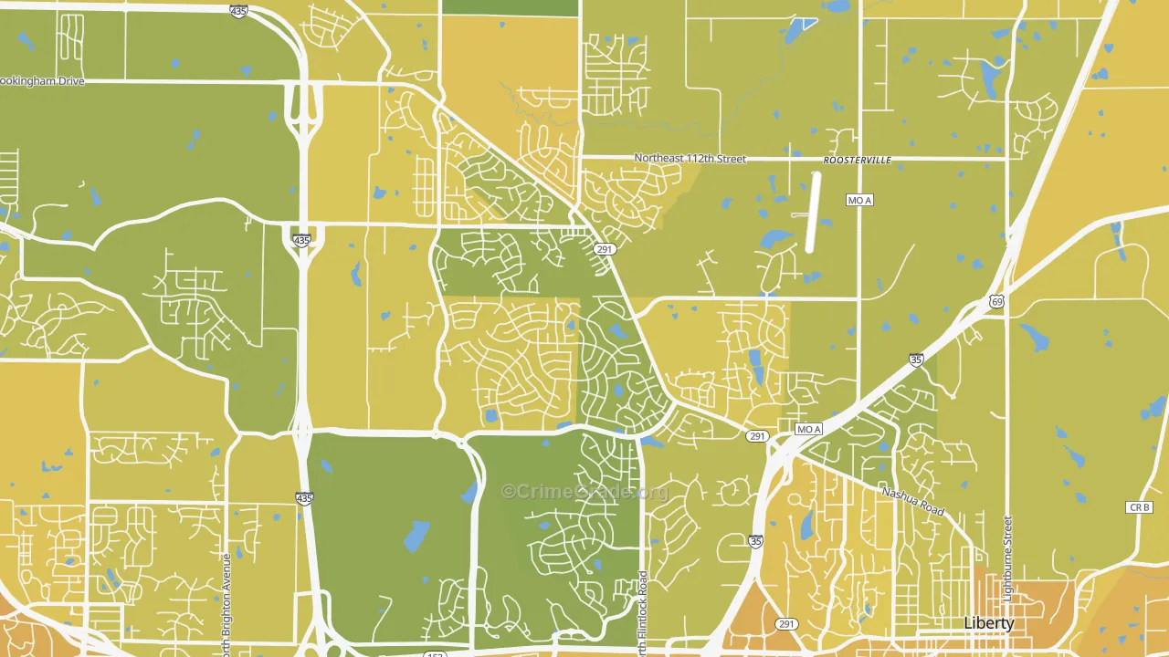 64157, MO Map of Vehicle Theft Rates