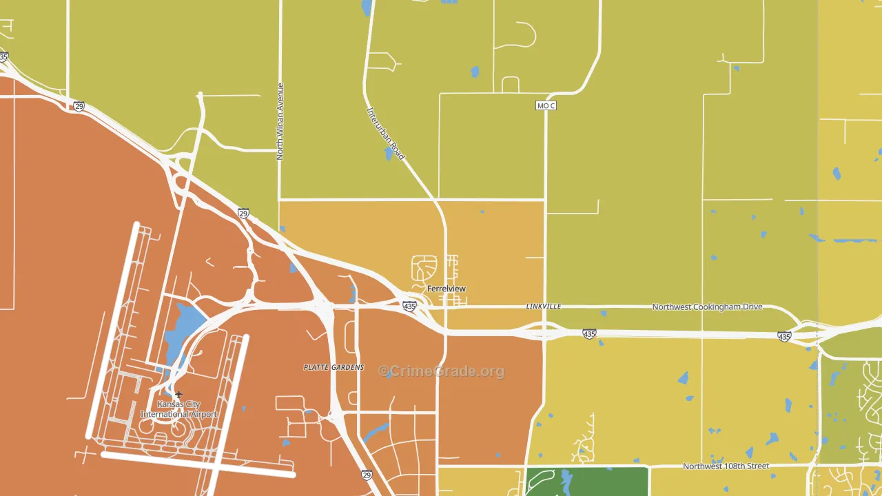 64163, MO Map of Vehicle Theft Rates