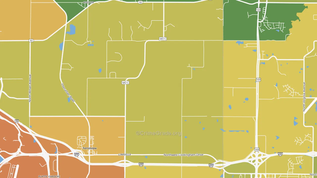 64164, MO Map of Vehicle Theft Rates