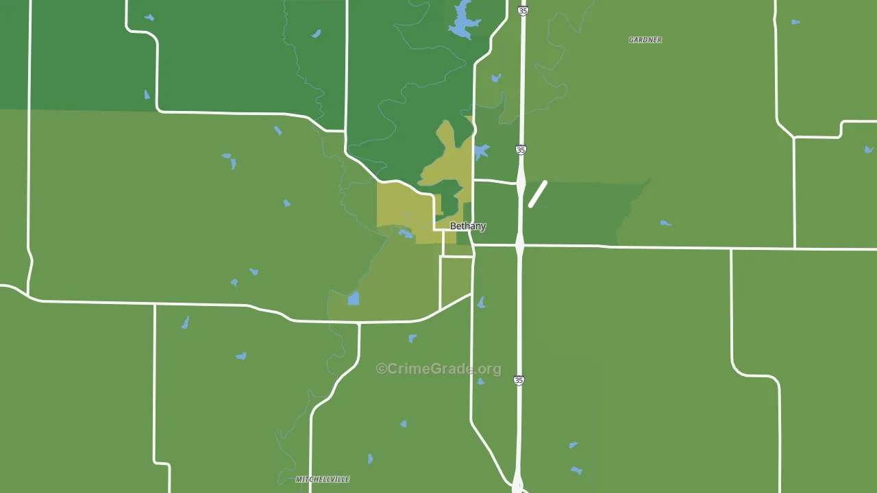 64424, MO Map of Vehicle Theft Rates