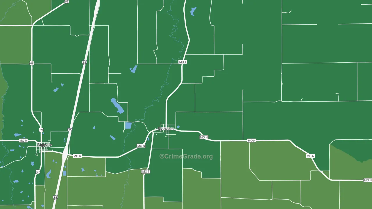 64426, MO Map of Vehicle Theft Rates