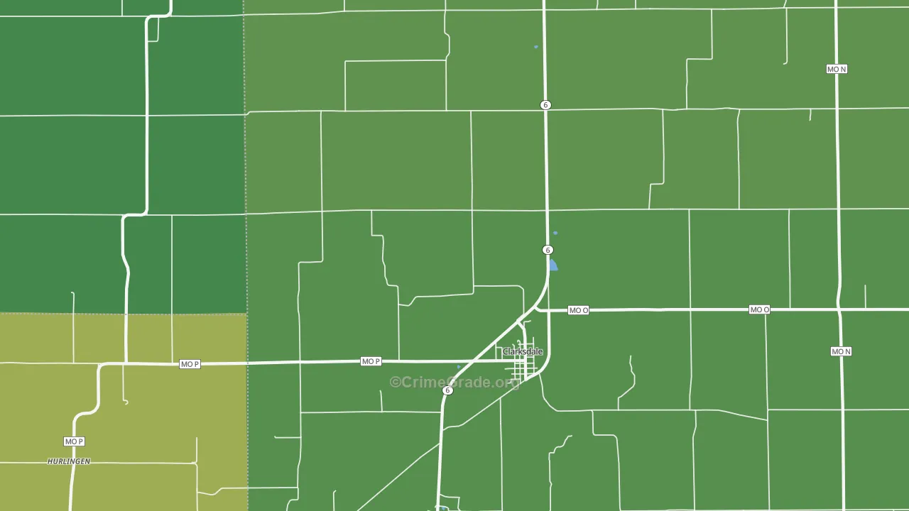 64430, MO Map of Vehicle Theft Rates