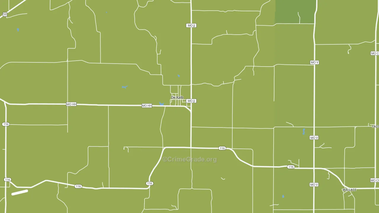 64440, MO Map of Vehicle Theft Rates