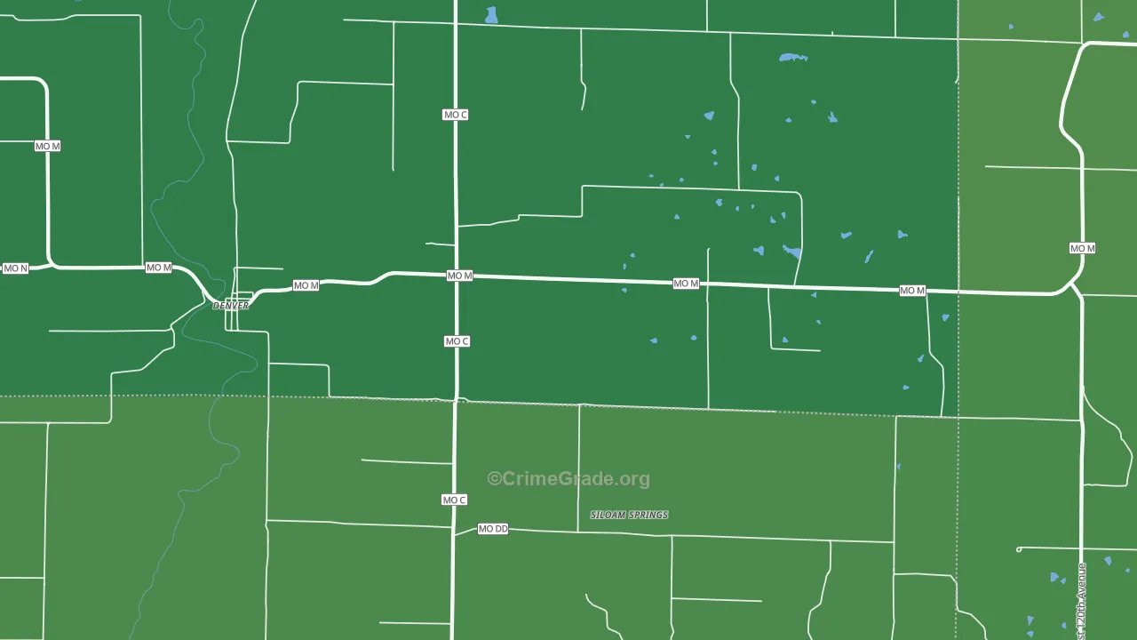 64441, MO Map of Vehicle Theft Rates
