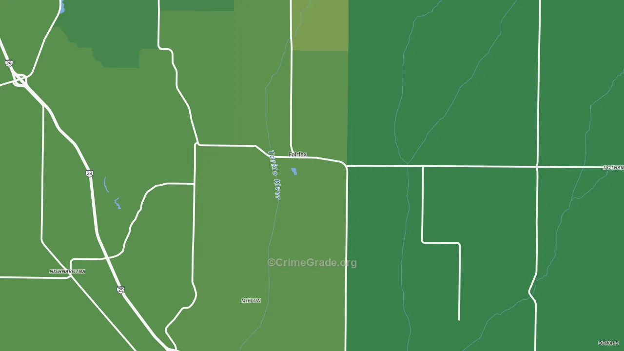 64446, MO Map of Vehicle Theft Rates