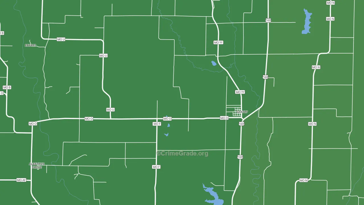 64453, MO Map of Vehicle Theft Rates