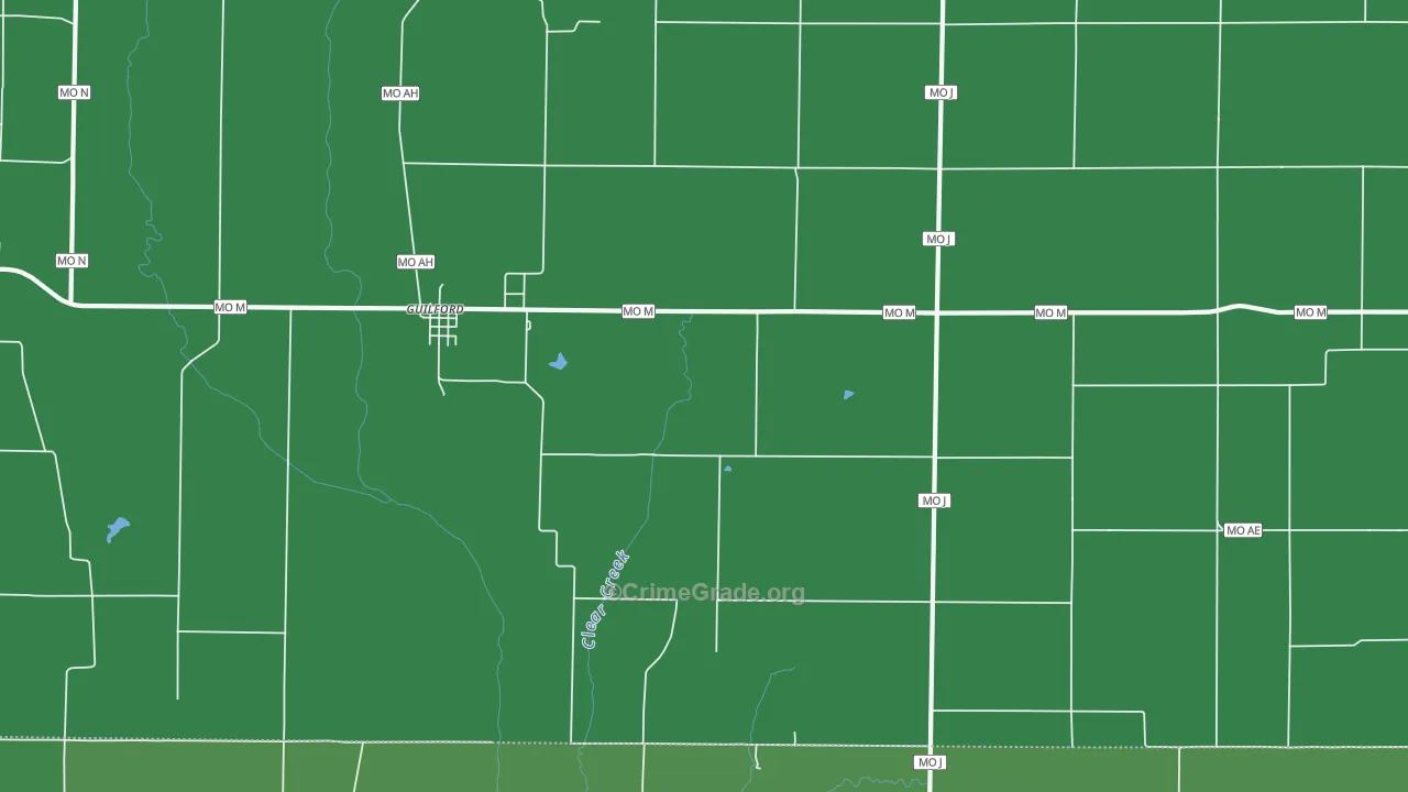 64457, MO Map of Vehicle Theft Rates