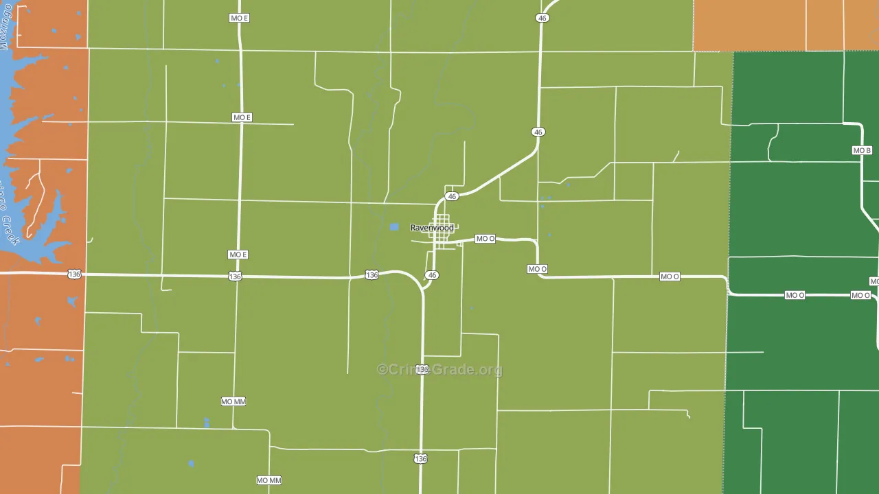 64479, MO Map of Vehicle Theft Rates