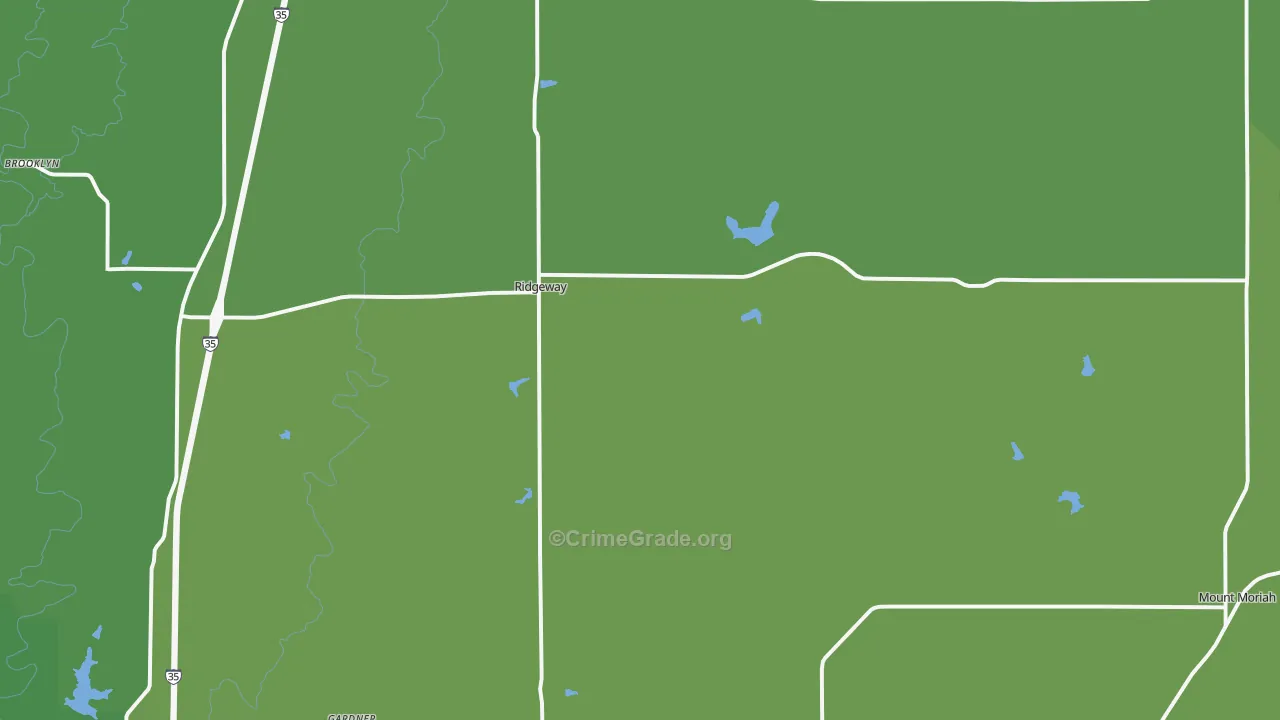 64481, MO Map of Vehicle Theft Rates