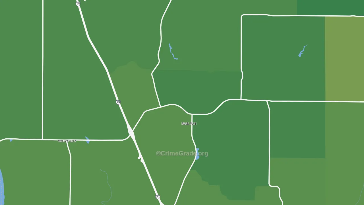 64482, MO Map of Vehicle Theft Rates