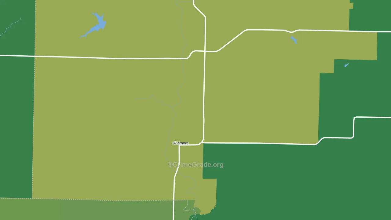 64487, MO Map of Vehicle Theft Rates