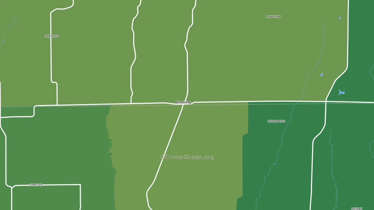 64630, MO Map of Vehicle Theft Rates