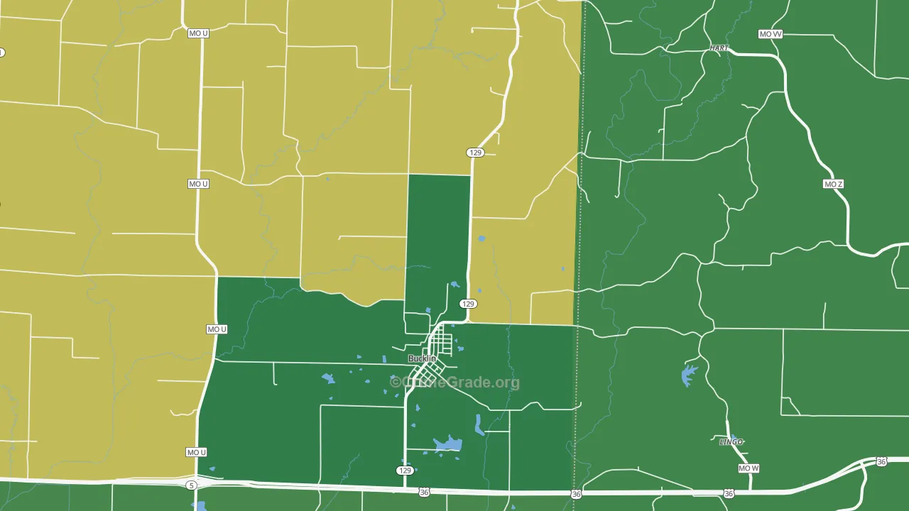 64631, MO Map of Vehicle Theft Rates