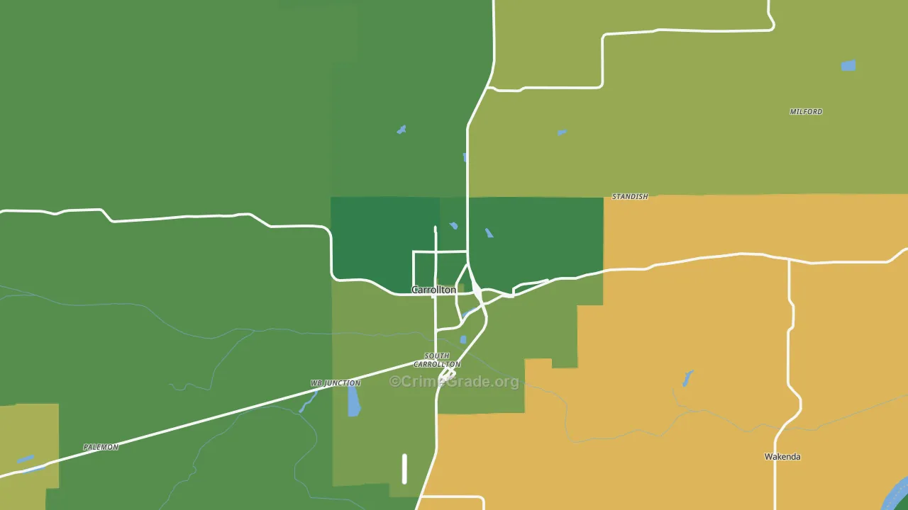 64633, MO Map of Vehicle Theft Rates