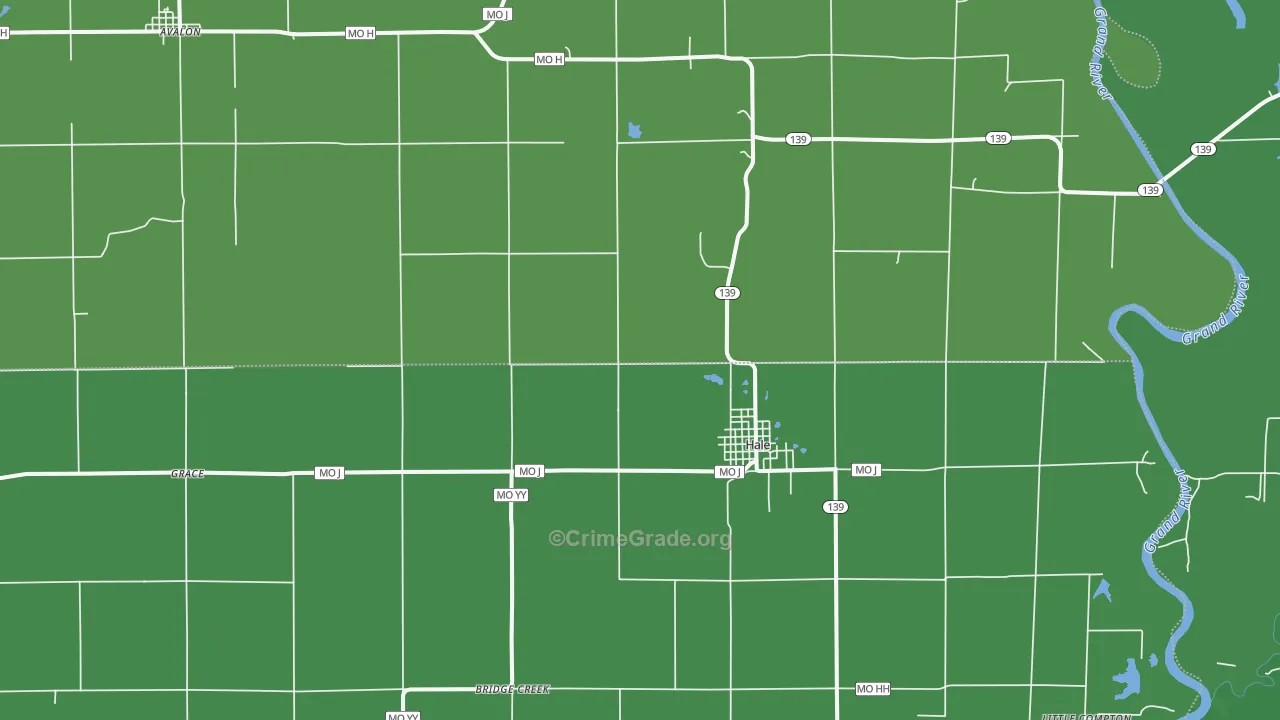 64643, MO Map of Vehicle Theft Rates
