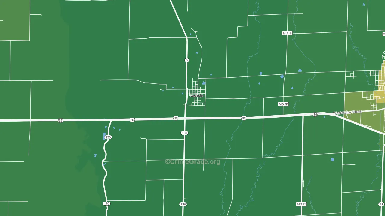64651, MO Map of Vehicle Theft Rates