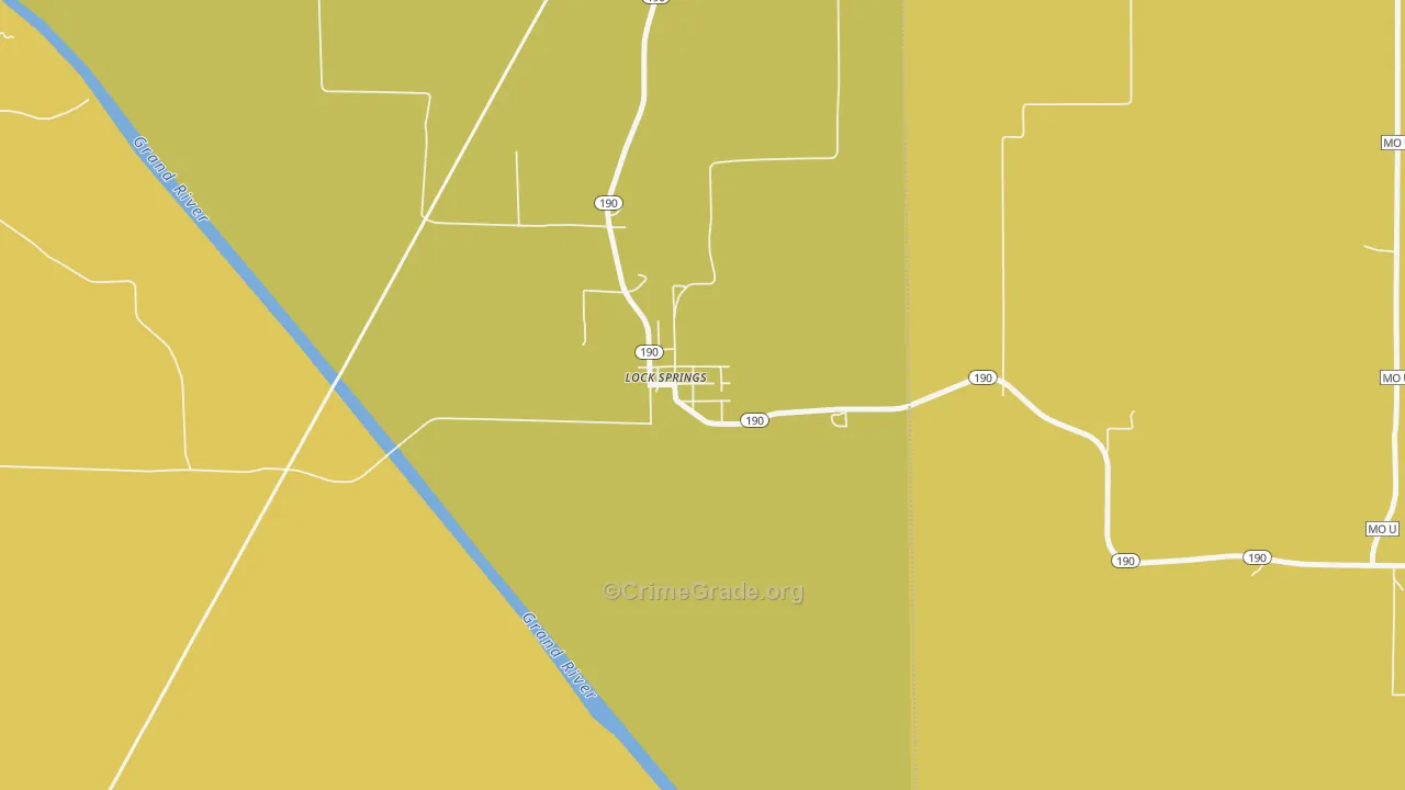 64654, MO Map of Vehicle Theft Rates