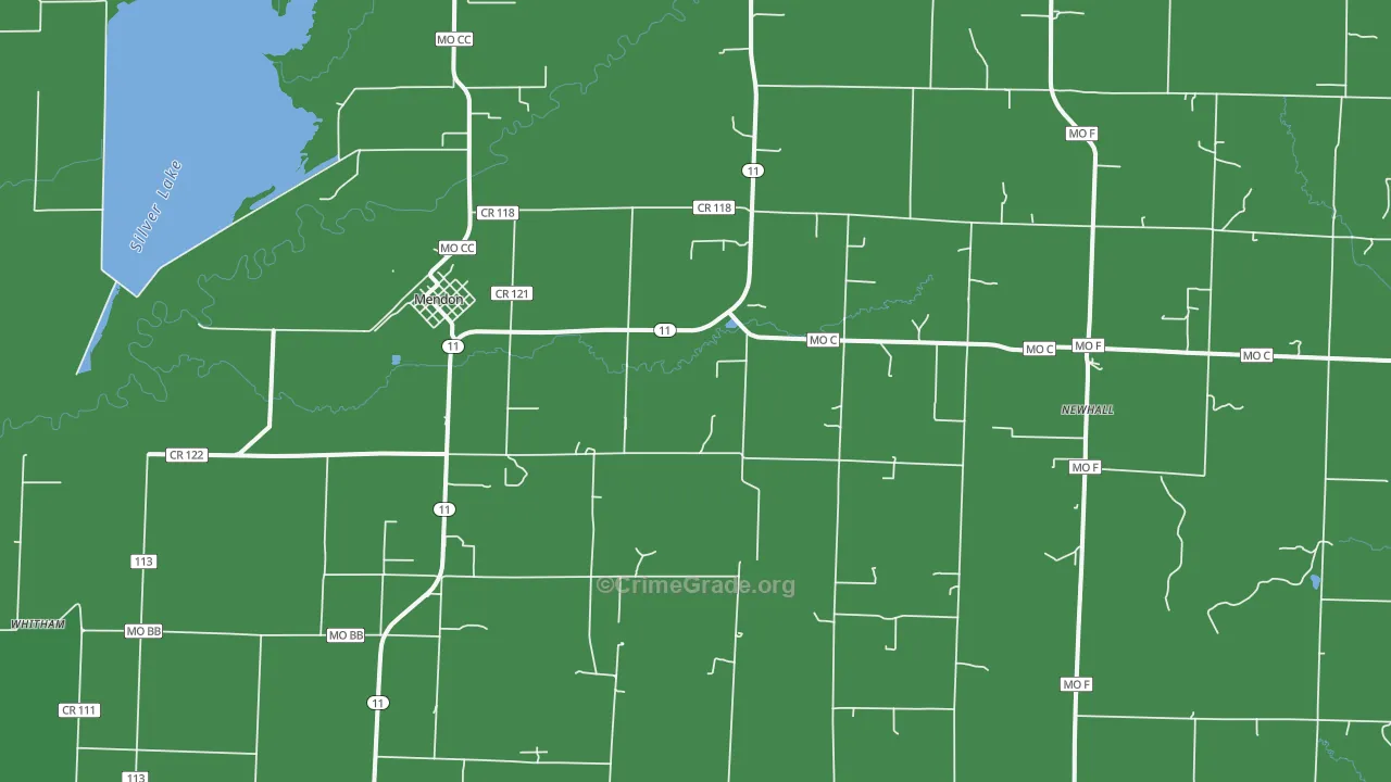 64660, MO Map of Vehicle Theft Rates
