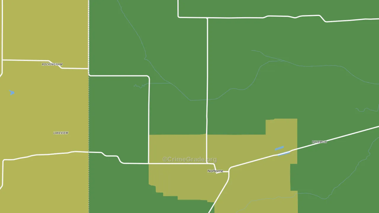 64668, MO Map of Vehicle Theft Rates