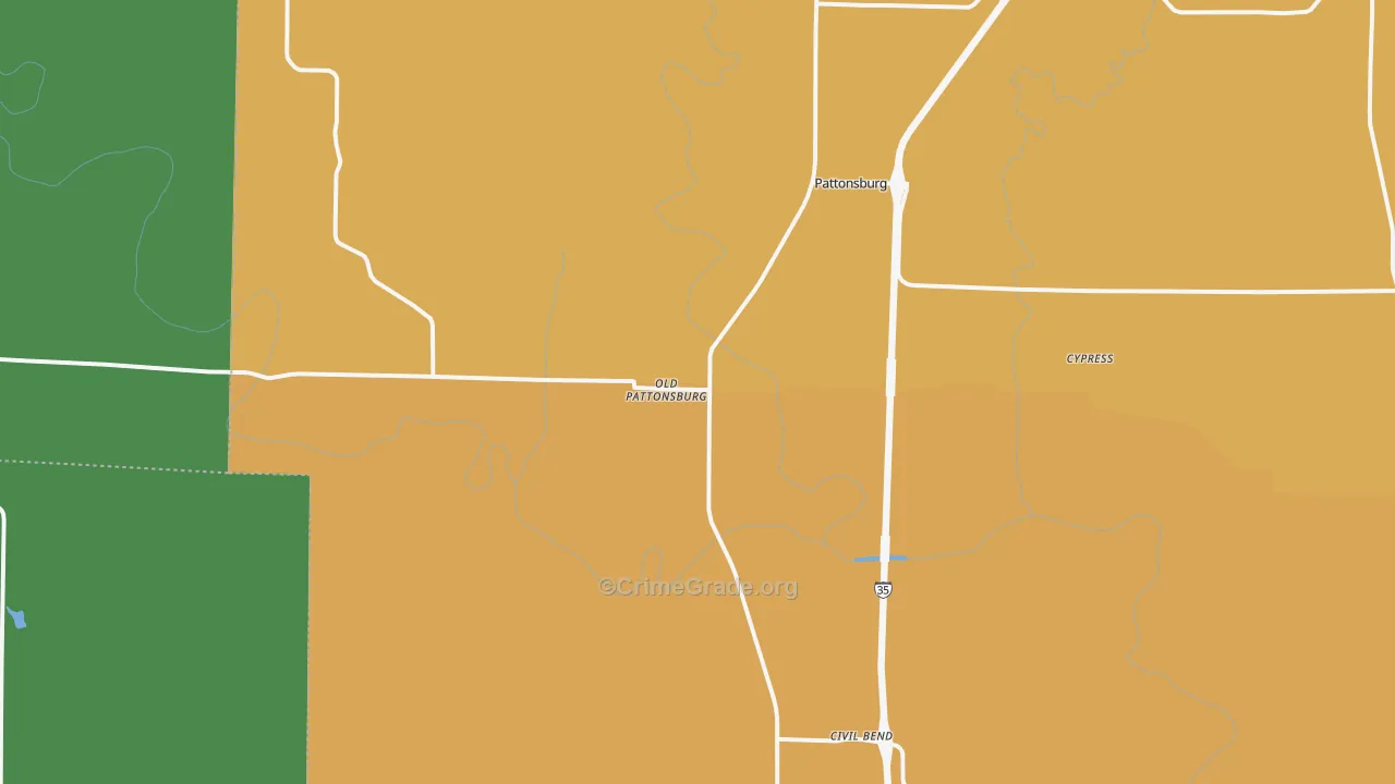 64670, MO Map of Vehicle Theft Rates