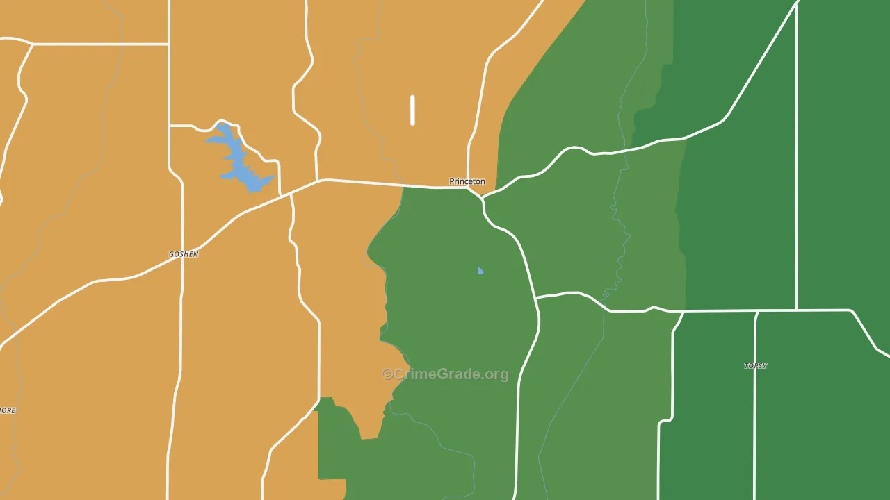 64673, MO Map of Vehicle Theft Rates