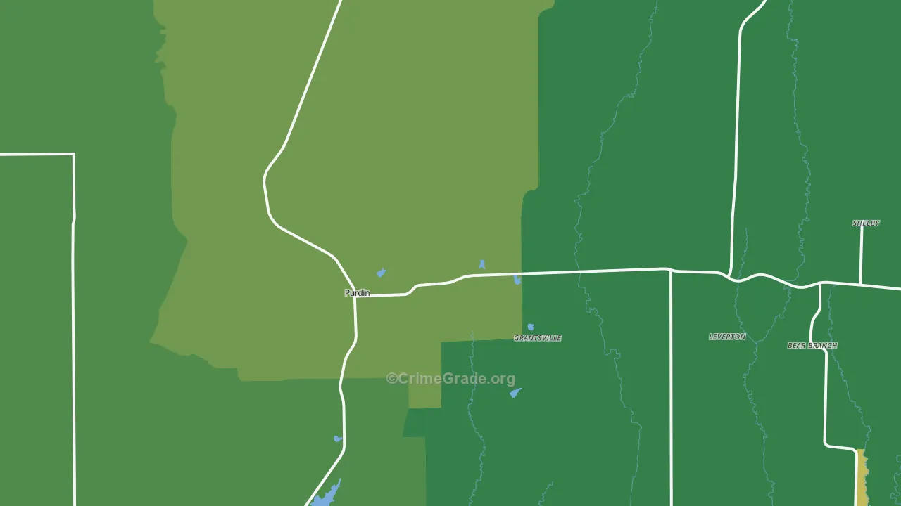 64674, MO Map of Vehicle Theft Rates