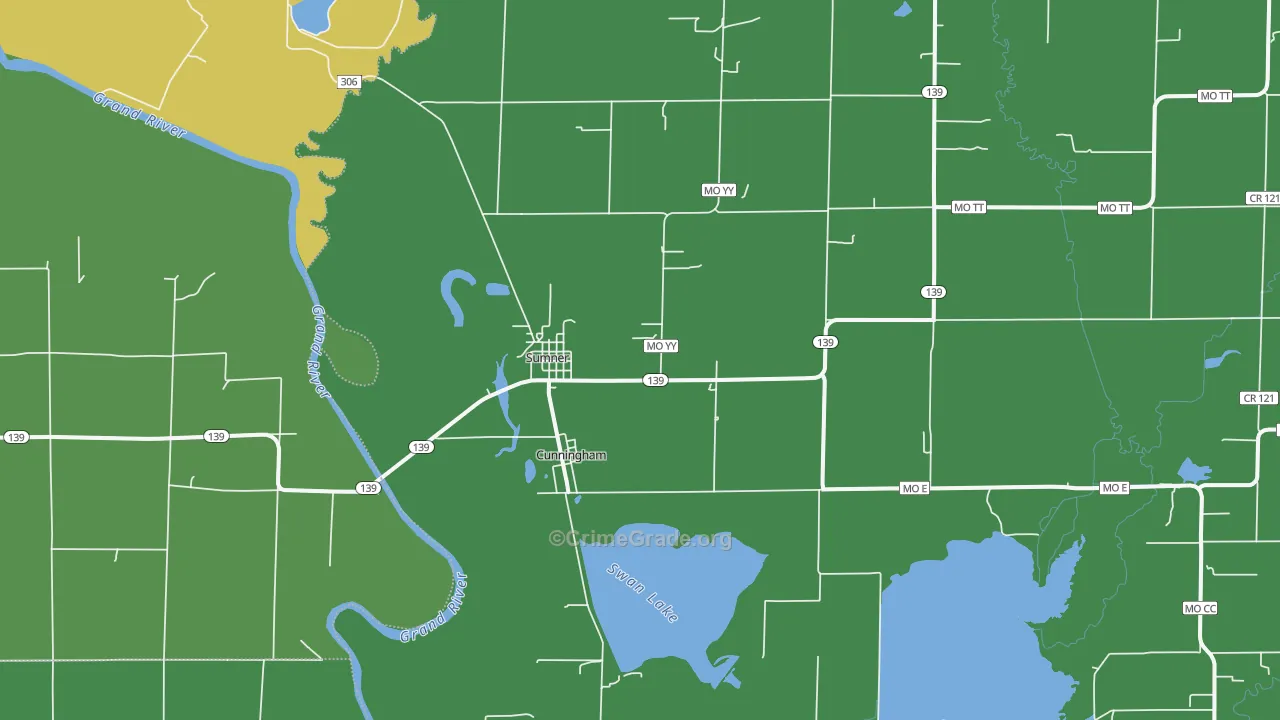 64681, MO Map of Vehicle Theft Rates