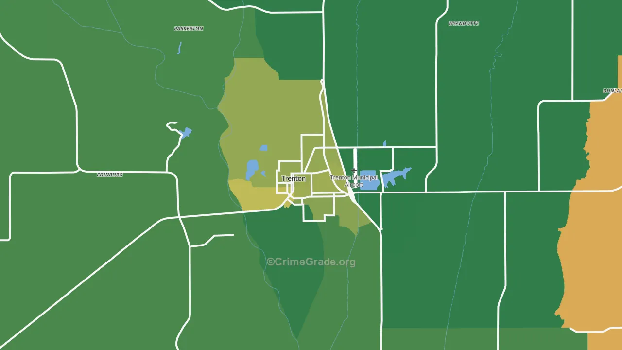 64683, MO Map of Vehicle Theft Rates