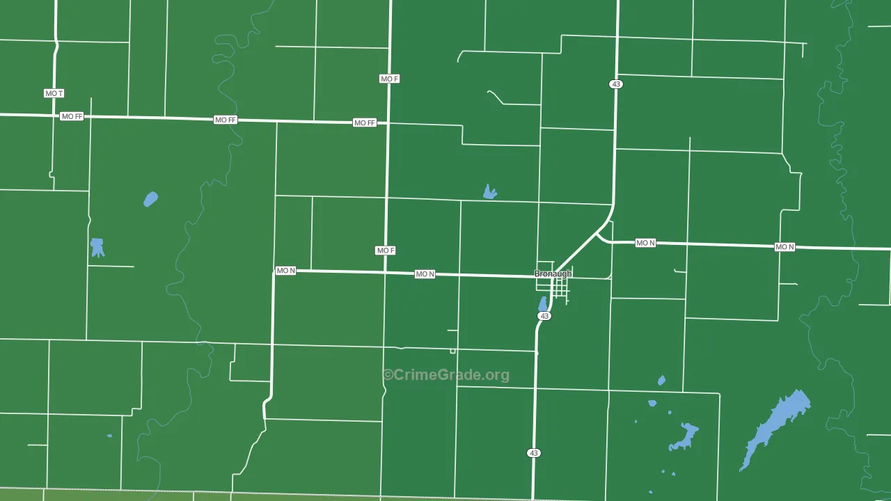 64728, MO Map of Vehicle Theft Rates