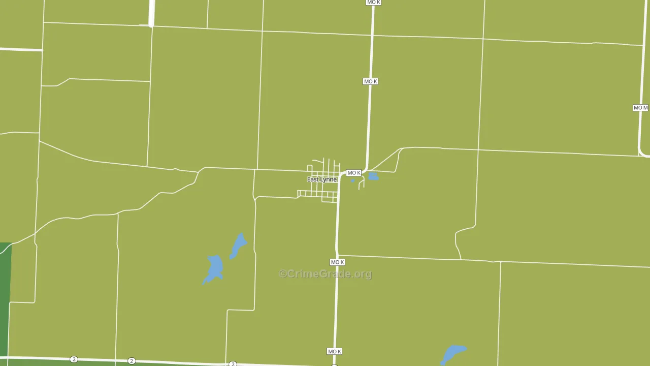 64743, MO Map of Vehicle Theft Rates