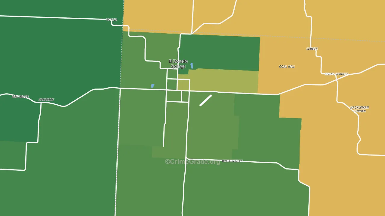 64744, MO Map of Vehicle Theft Rates