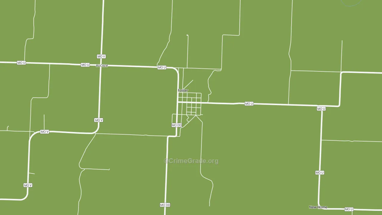 64745, MO Map of Vehicle Theft Rates