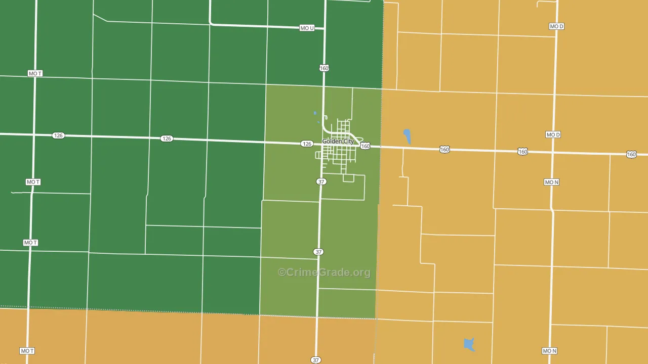 64748, MO Map of Vehicle Theft Rates