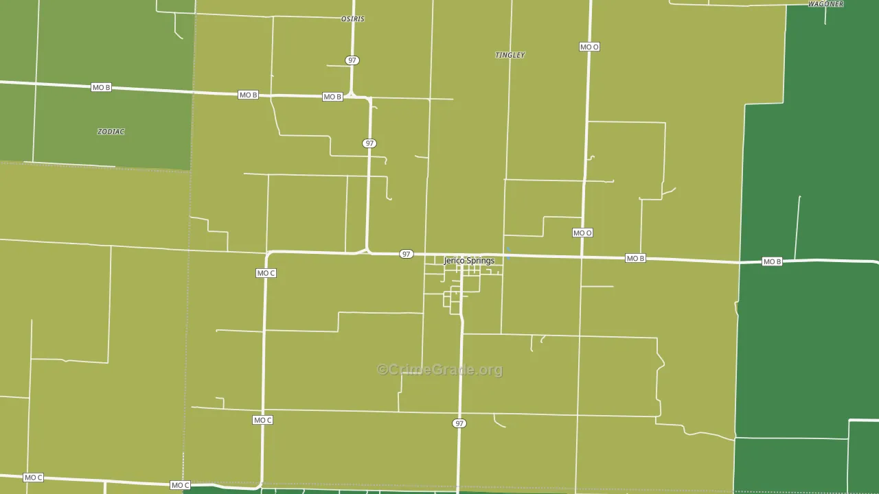 64756, MO Map of Vehicle Theft Rates