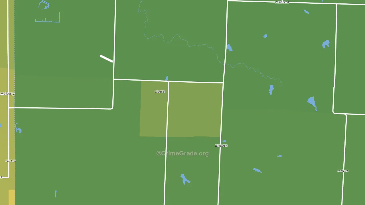 64762, MO Map of Vehicle Theft Rates