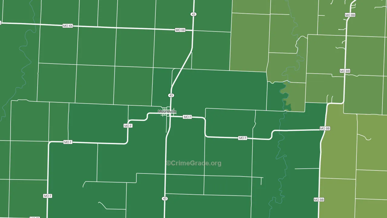64771, MO Map of Vehicle Theft Rates